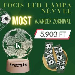   Lampă cu LED-uri 3D pentru minge de fotbal cu etichetă unică + șosete de fotbal