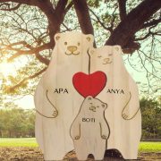 Fa mackó család 1 boccsal