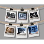 Házszámtábla MODERN mintával