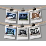 Házszámtábla TÁJAK,HÁZAK... mintával