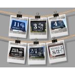 Házszámtábla VIRÁG mintával