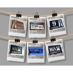 Házszámtábla FÁK, BOKROK,TERMÉSEK... mintával