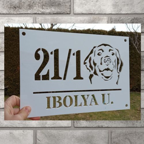 TABLICA_Z_NUMEREM_DOMU_WZÓR_GOLDEN_RETRIVER_2