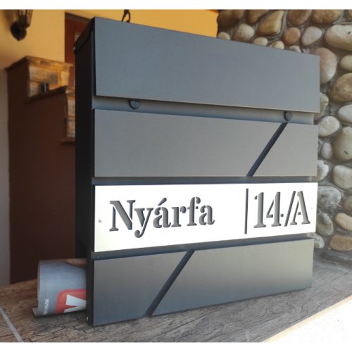 Modern feliratos postalada pottyos