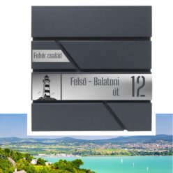 Modern feliratos postalada vizpart