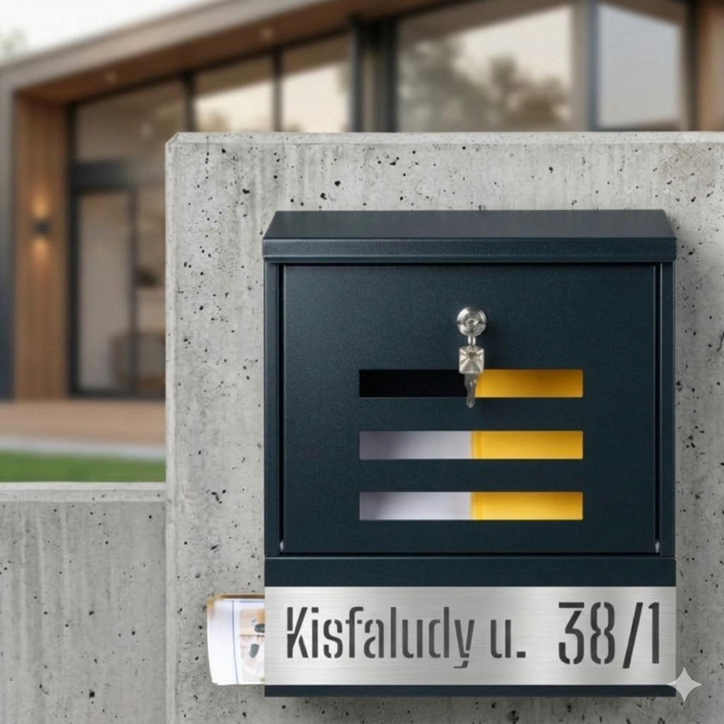 Házszámtábla és postaláda egyben: Miért a lézervágott technológia a jövő?