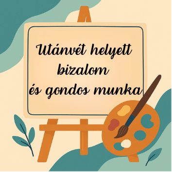 Egyedi táblák, egyedi felelősség – avagy miért nem vállalunk utánvétet